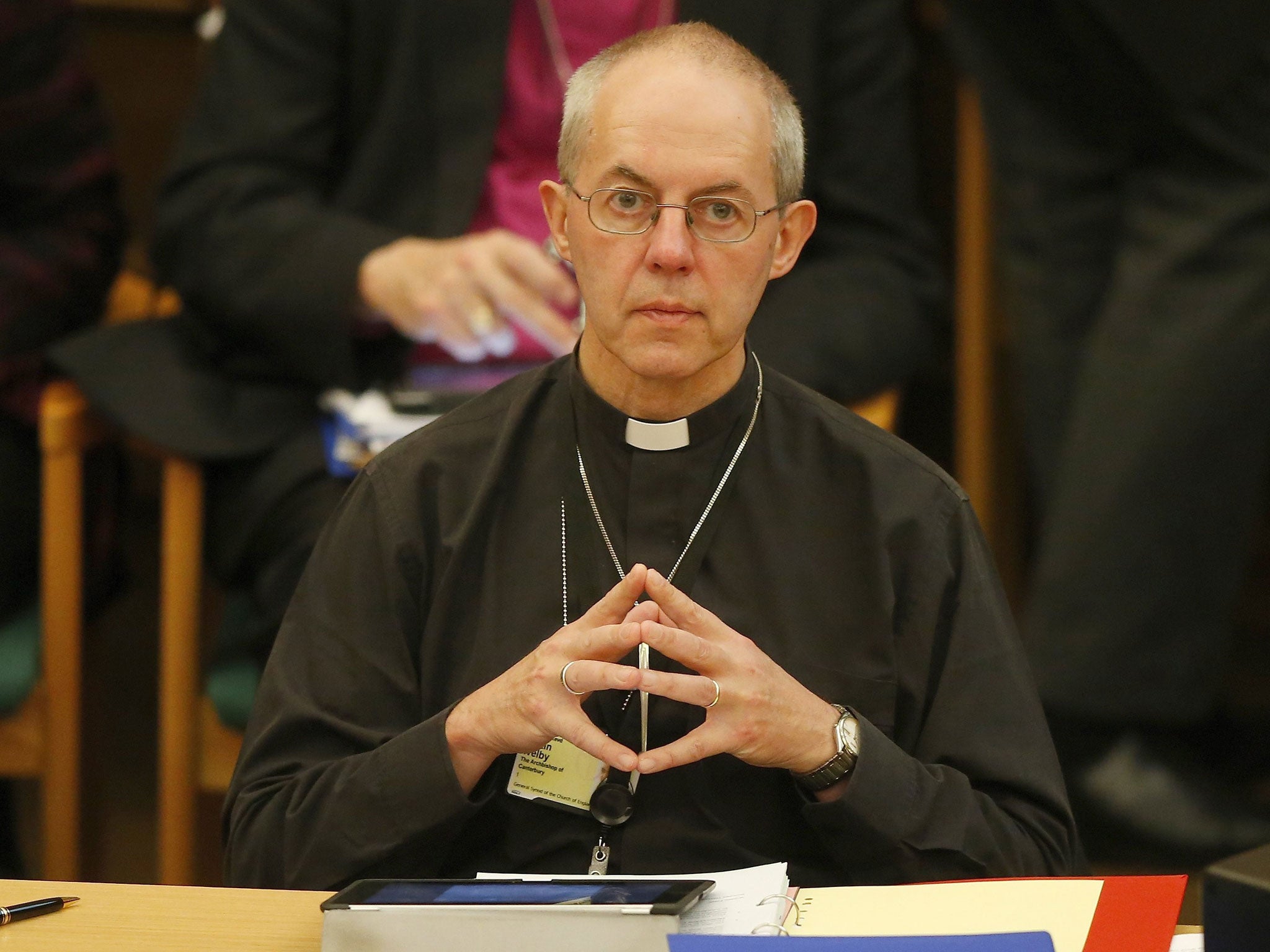 The Archbishop made the comments in a personal address to a General Synod meeting