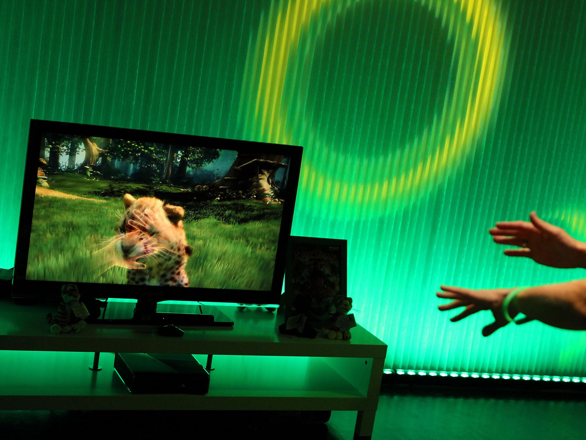 Microsoft's Xbox 360 is equipped with a Kinect motion-sensing controller