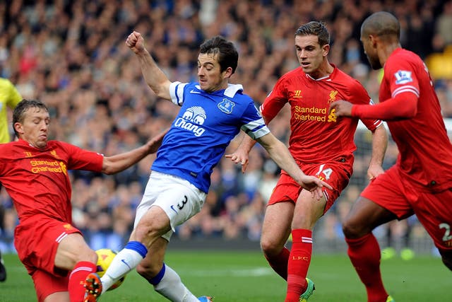 Leighton Baines has been ruled out for up to six weeks after suffering a broken foot