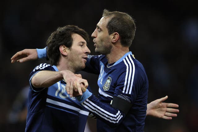 Lionel Messi has asked Pablo Zabaleta what life is like at Manchester City, according to the Argentinian defender