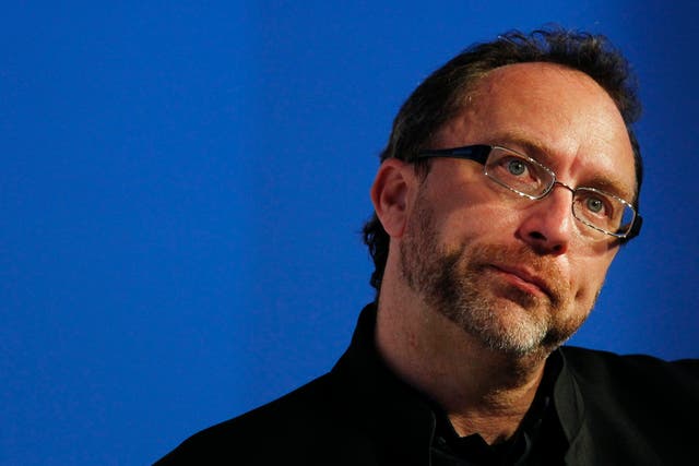Wikipedia founder Jimmy Wales, attends the eG8 forum in Paris, May 24, 2011.
