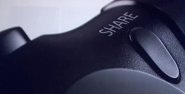 The PS4 controller allows users to share content with the push of a button.
