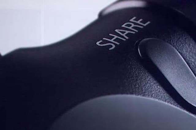 The PS4 controller allows users to share content with the push of a button.