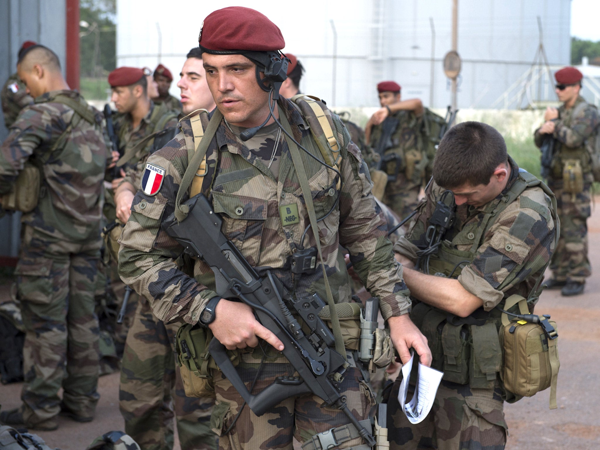There are 400 French soldiers already on the ground in the Central African Republic