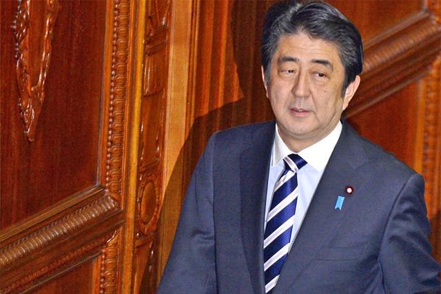 The Japanese Prime Minister, Shinzo Abe, denies that he is trying to gag the press