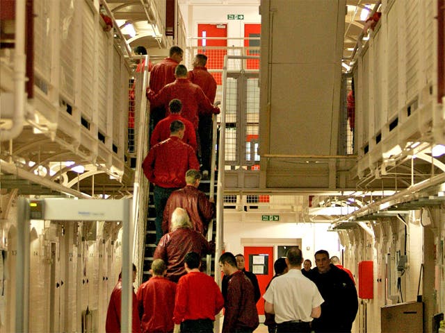 The number of inmates in British prisons is projected to continue increasing