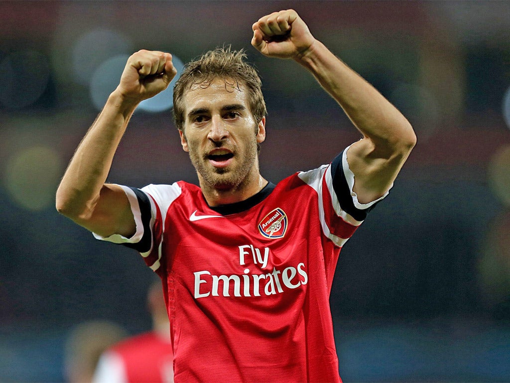 Mathieu Flamini has hit the ground running during his second spell at the North London club