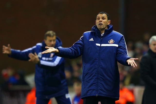 Gus Poyet has admitted his delight at the FA's decision to overturn the red card given to Sunderland defender Wes Brown