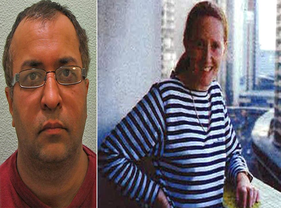 Carole Waugh (right) had lent money to Rakesh Bhayani (left) and threatened to expose his double life