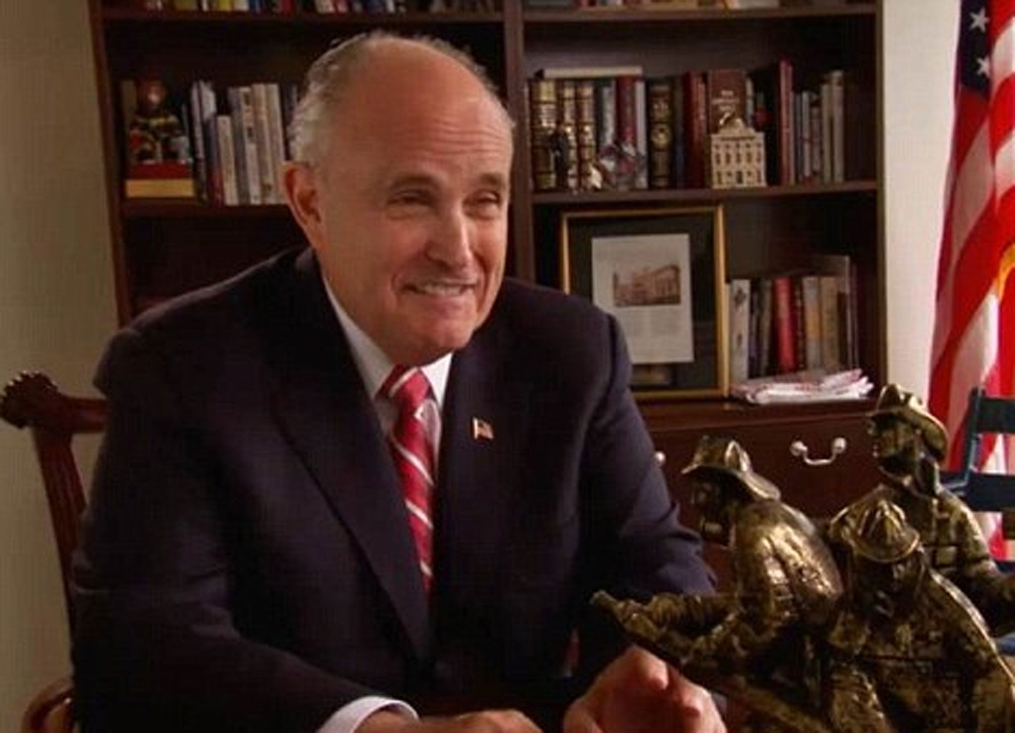 Mr Giuliani hinted at running for president himself before endorsing Mr Trump
