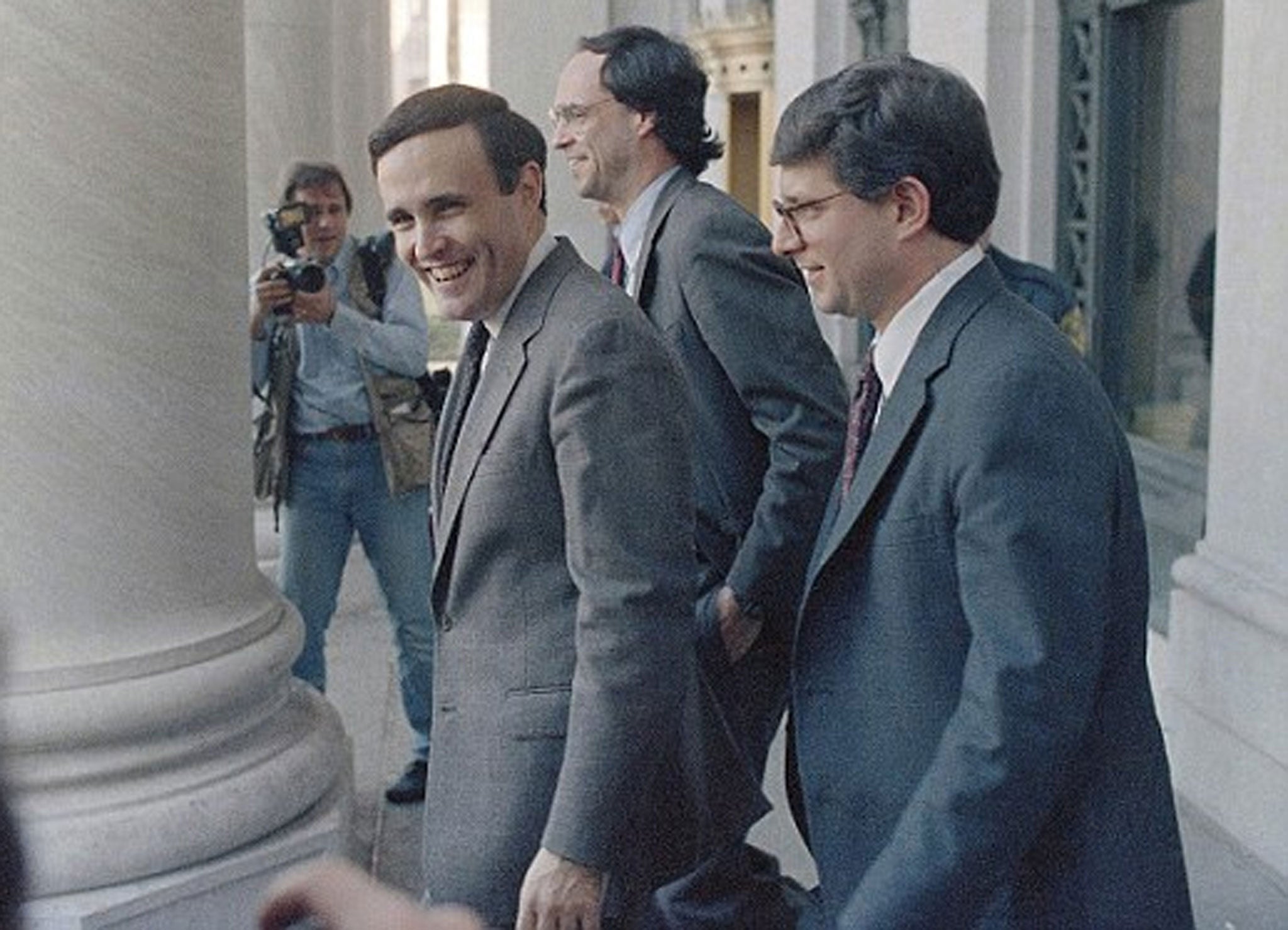 Giuliani during the Mafia Commission Trial in 1986