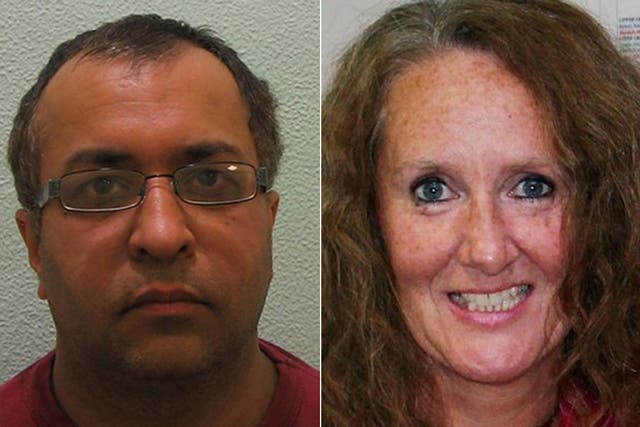 Rakesh Bhayani, 41, was sentenced at the Old Bailey for the murder of Carole Waugh, said to have been a lonely woman who worked as an escort and who believed that he was her friend