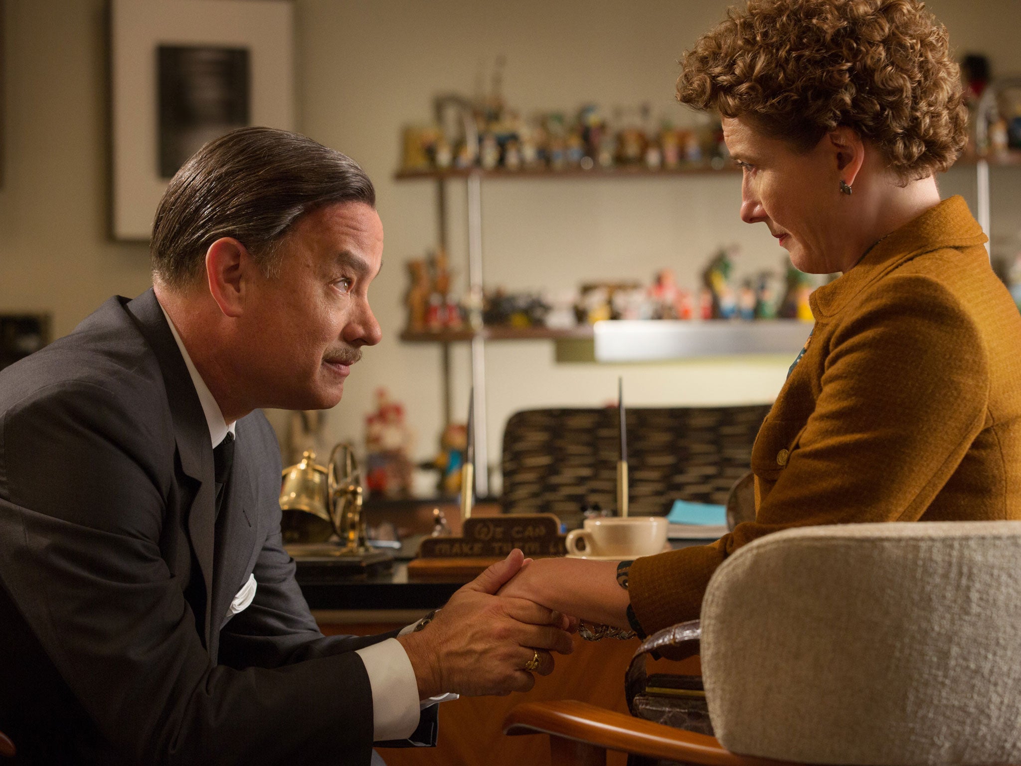 Tea and sympathy: Tom Hanks and Emma Thompson in Disney's 'Saving Mr Banks'
