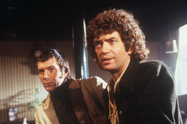 Collins, left, with Martin Shaw 