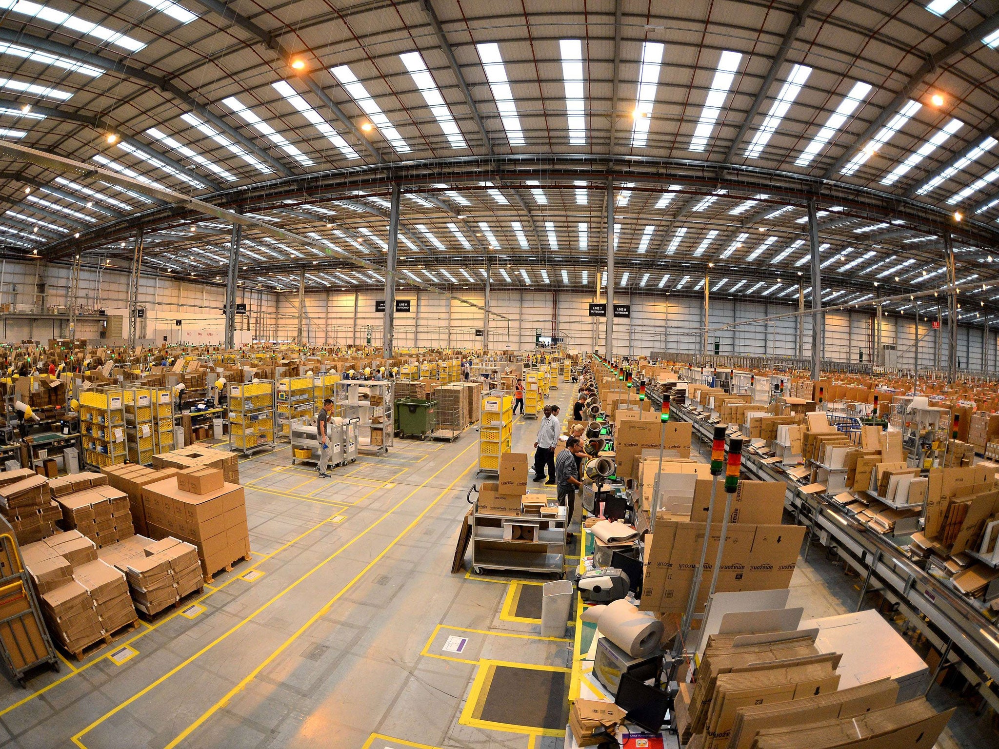 Amazon's fulfilment centre in Peterborough gearing up for Black Friday and Cyber Monday