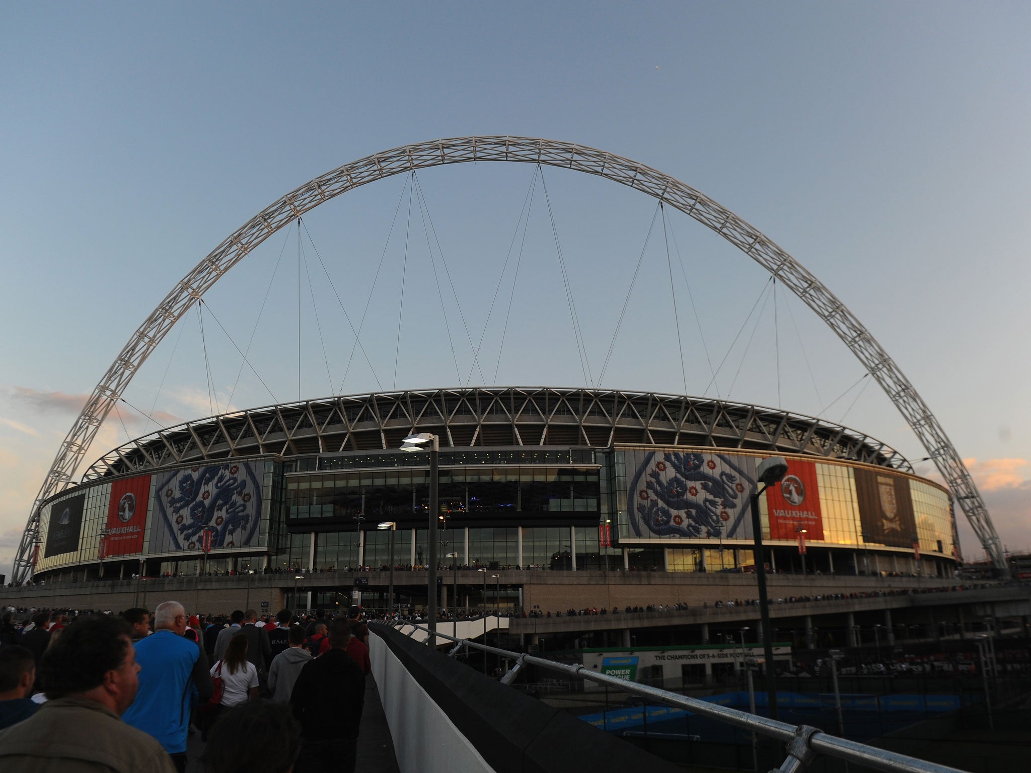 A view of Wembley Stadium