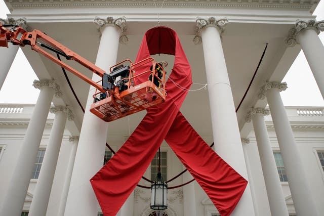 The White House Prepares For World AIDS Day in November 2011