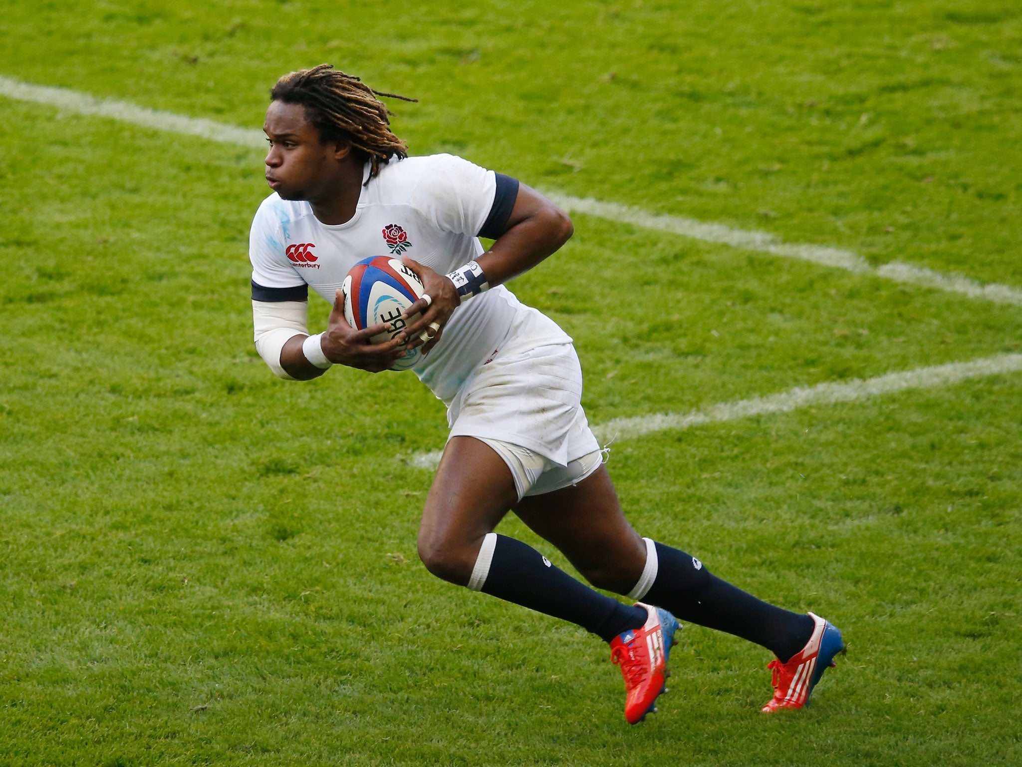England and London Irish winger Marland Yarde has been ruled out for up to 14 weeks with a torn hip tendon