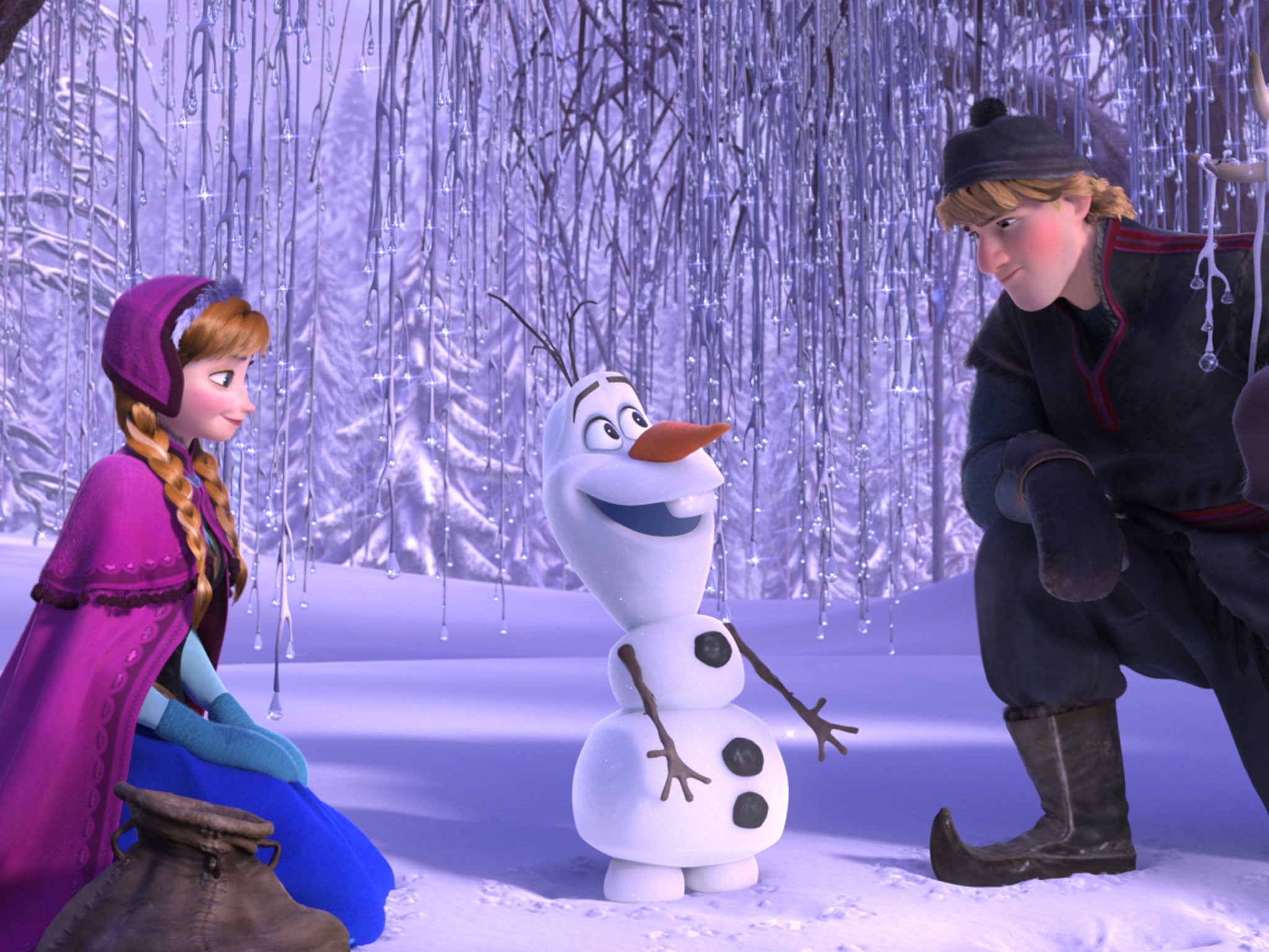 A still from the Disney film Frozen
