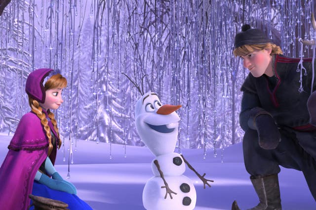 A still from the Disney film Frozen
