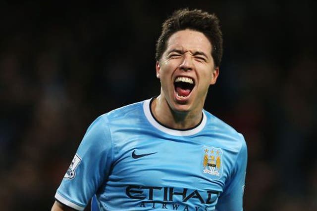 Samir Nasri is looking forward to the last 16 of the Champions League 
