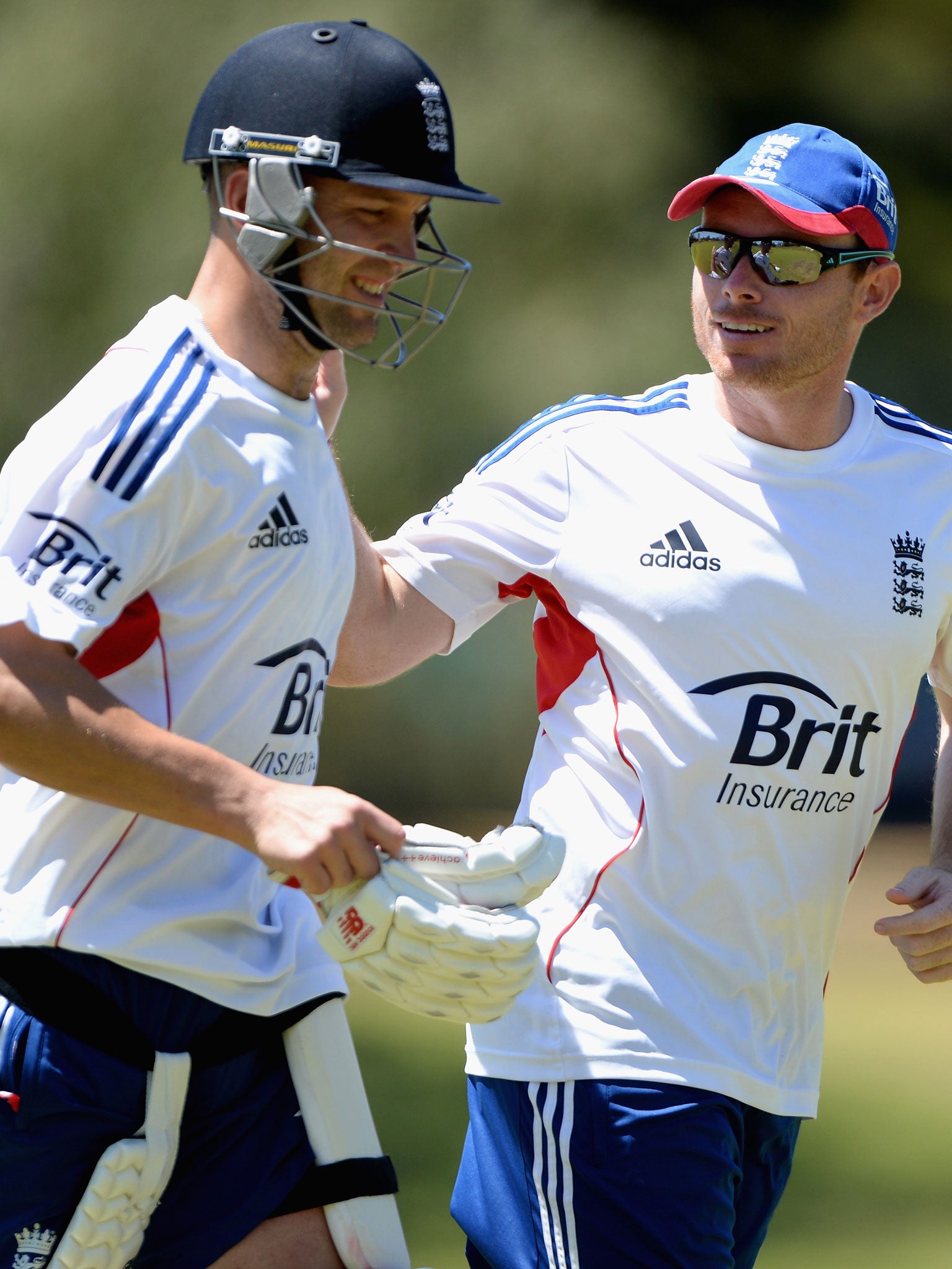 Jonathan Trott and Ian Bell together in Perth