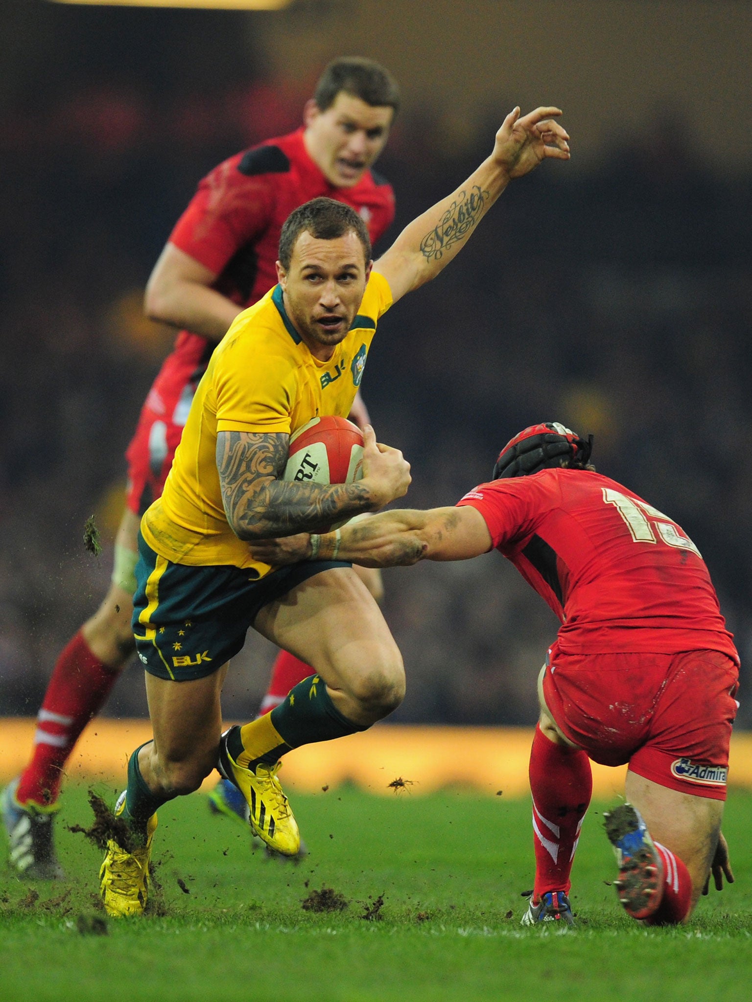 Quade Cooper was at his mercurial best for Australia against Wales in Cardiff