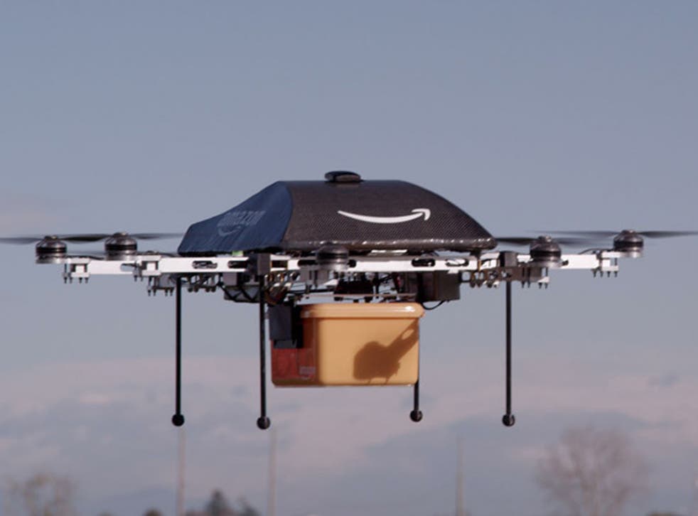 Amazon's ‘octocopter' were due to be making deliveries by 2015 