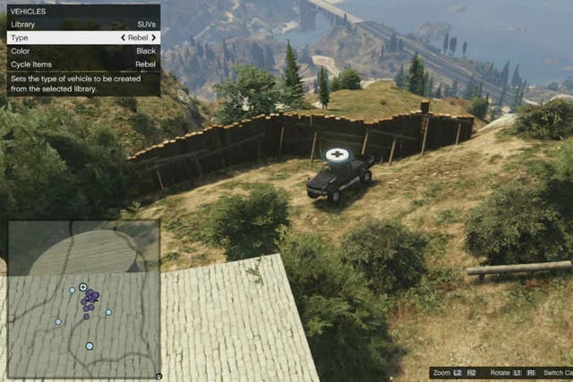 A screenshot of the content creator feature, previously highlighted by Rockstar.