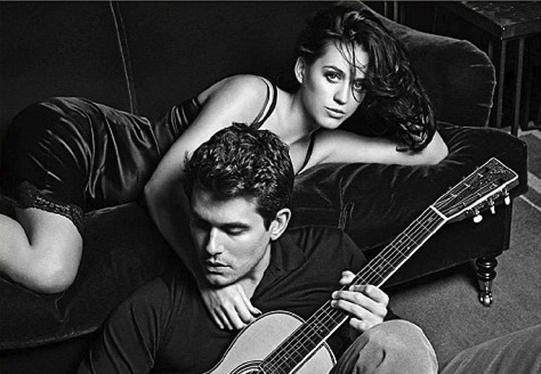 Katy Perry and John Mayer pose on the cover of their new single