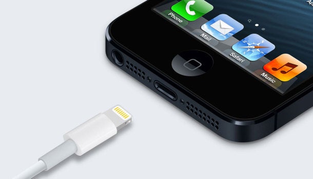 The new USB standard will be similar in size to the micro USB plug but will be reversible like Apple's Lightning connector (above).