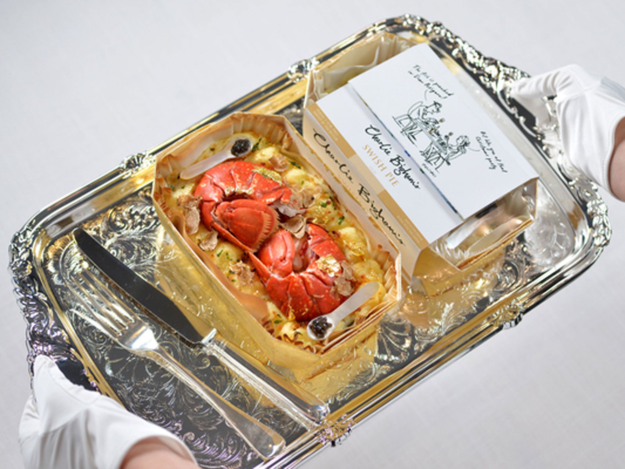The Swish Pie costs more than ?314 and is made with lobster, caviar and champagne