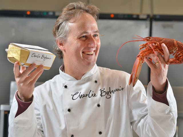 <p>Chef Charlie Bigham said he sourced only the 'most exclusive ingredients'</p>