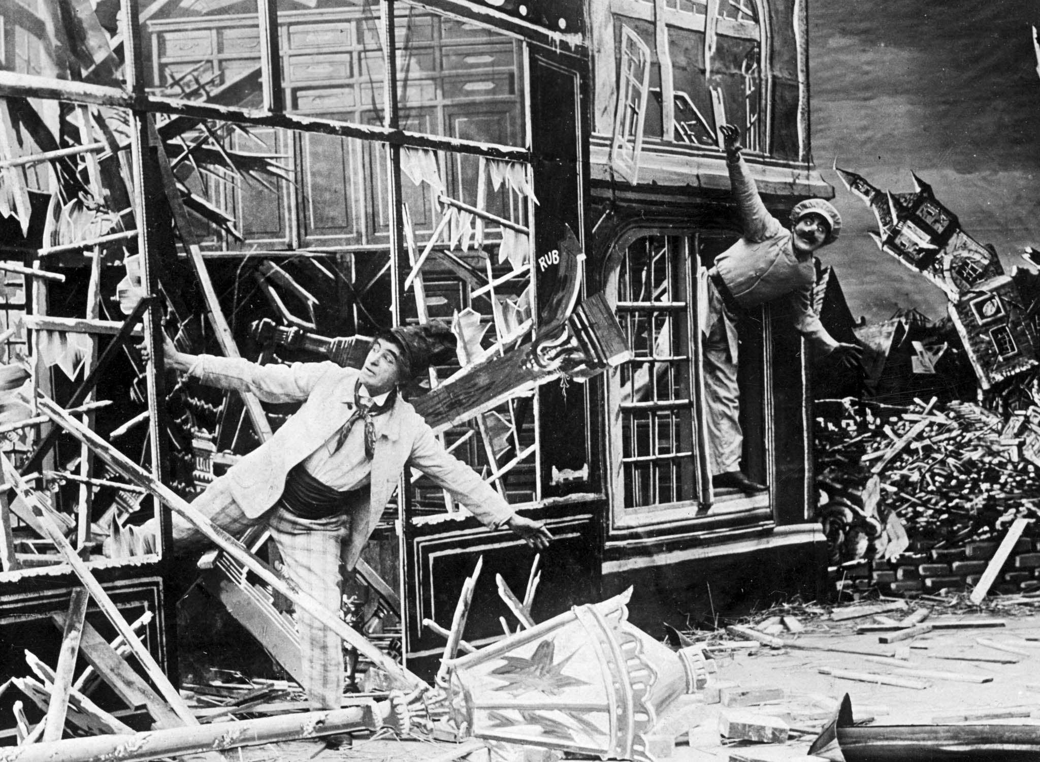 The aftermath of a cyclone in a short by Georges Melies (Getty)