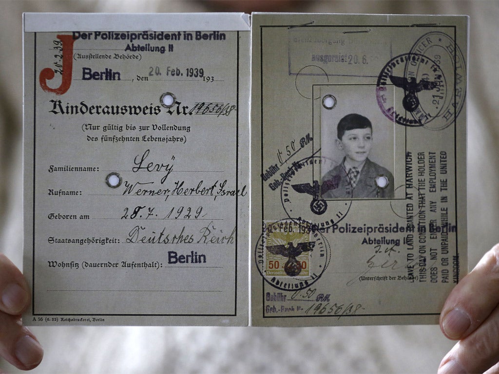 Documenting the past: Herbert Levy's ID card (AP)