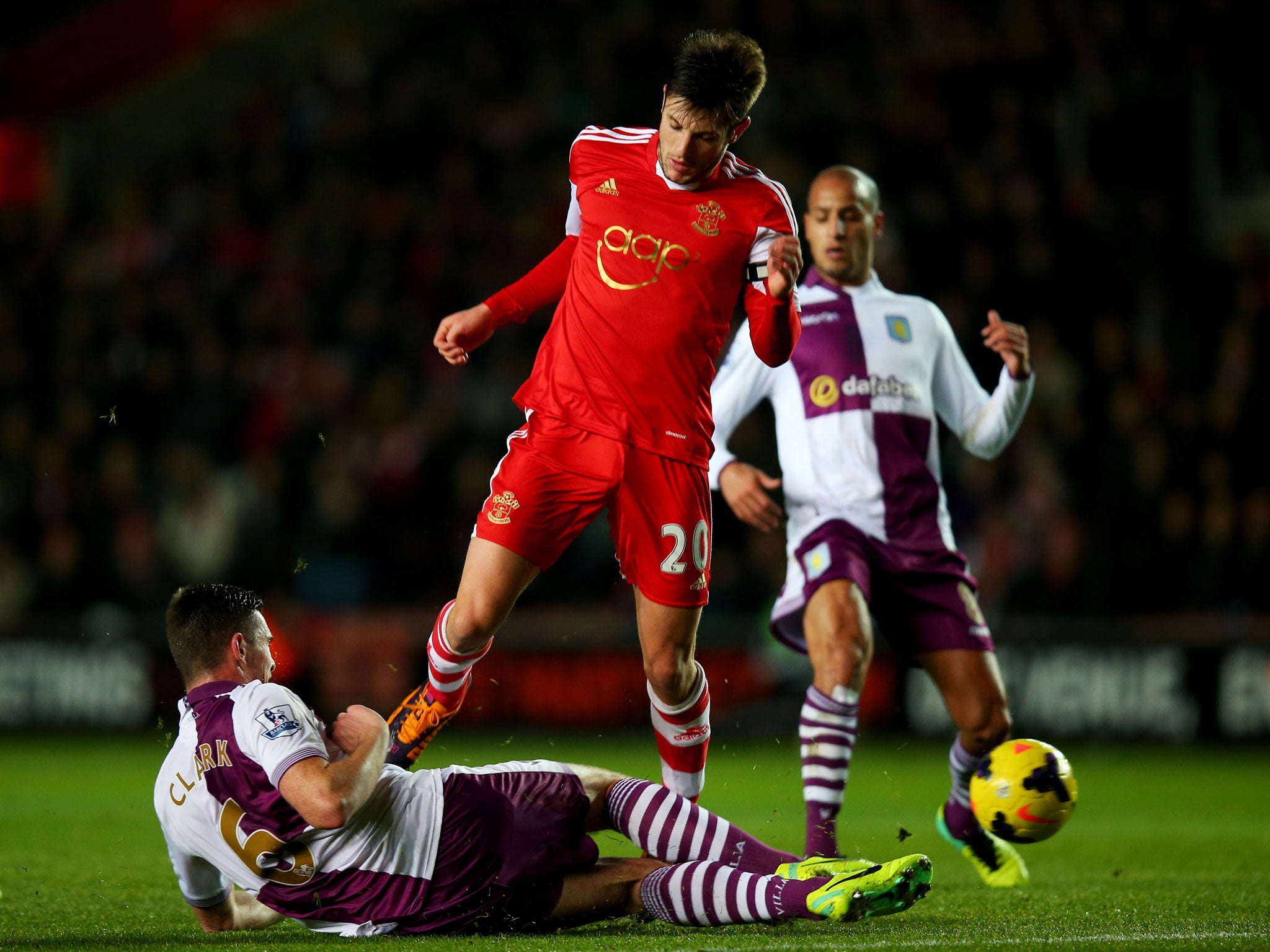 Adam Lallana could not explain how Southampton suffered defeat to Aston Villa