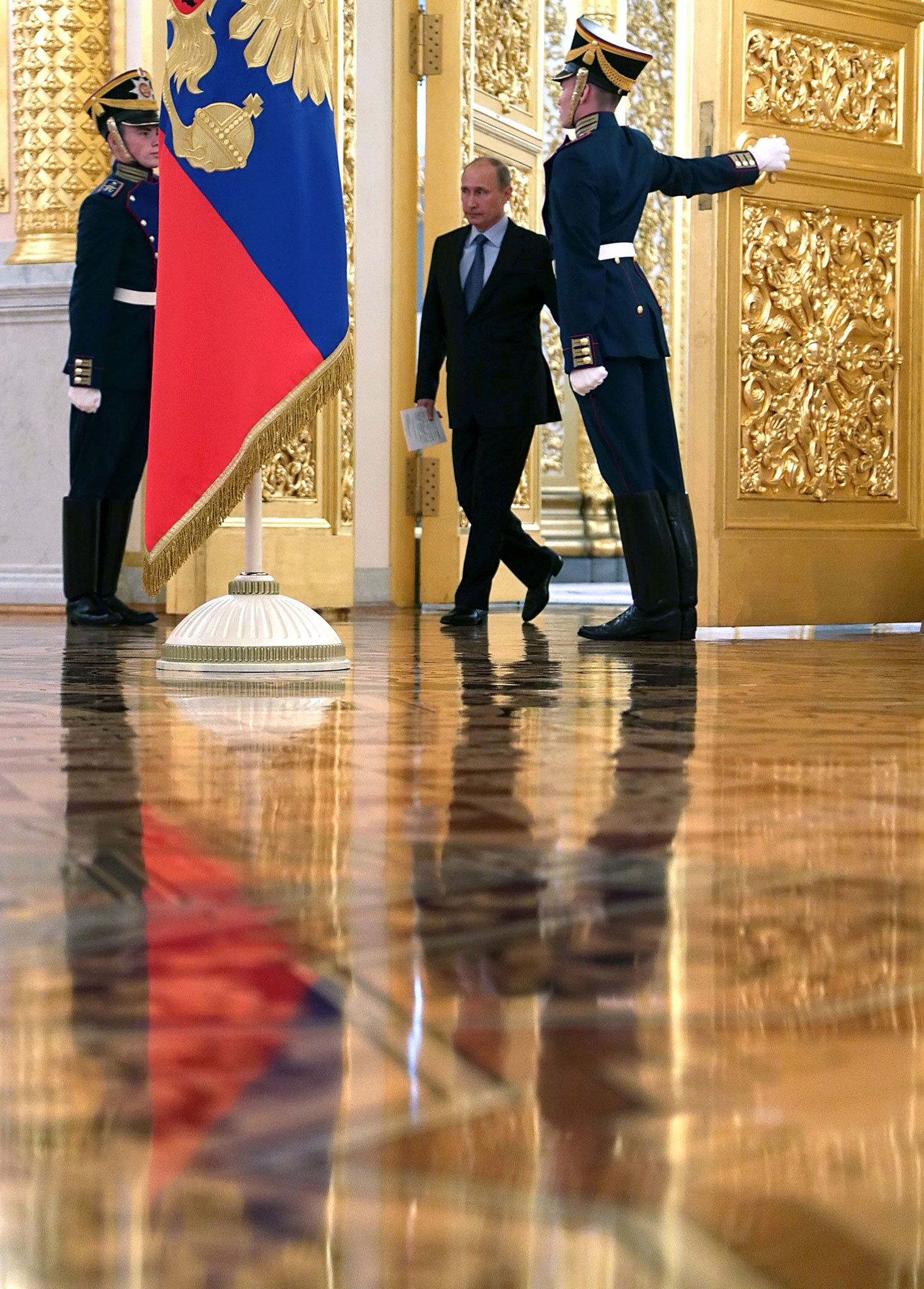 Glory and misery: President Vladimir Putin inside the Kremlin