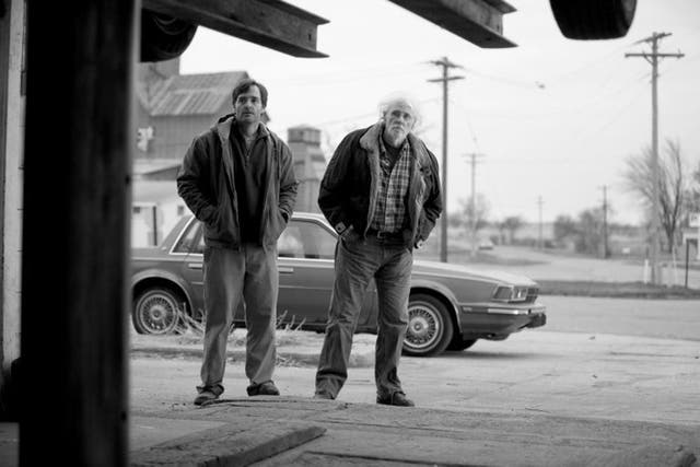 Taking the scenic route: Will Forte and Bruce Dern star in the drama 'Nebraska'