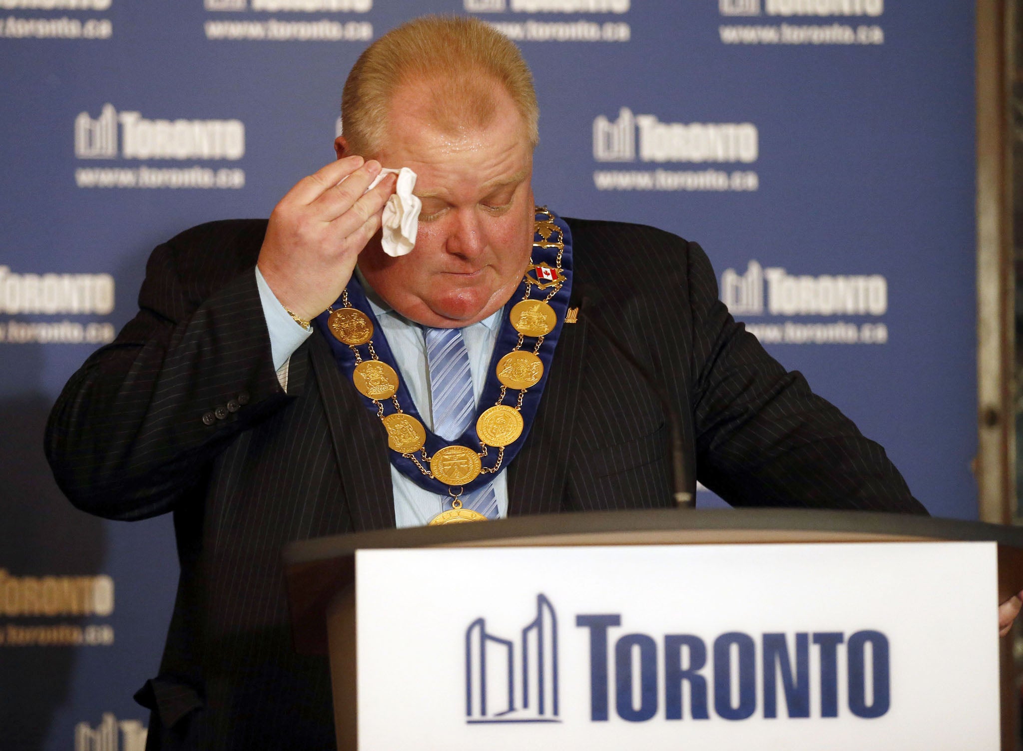 The heat is on: Mayor of Toronto Rob Ford is alleged to have offered suspected gang members thousands for a video which shows him smoking crack cocaine.