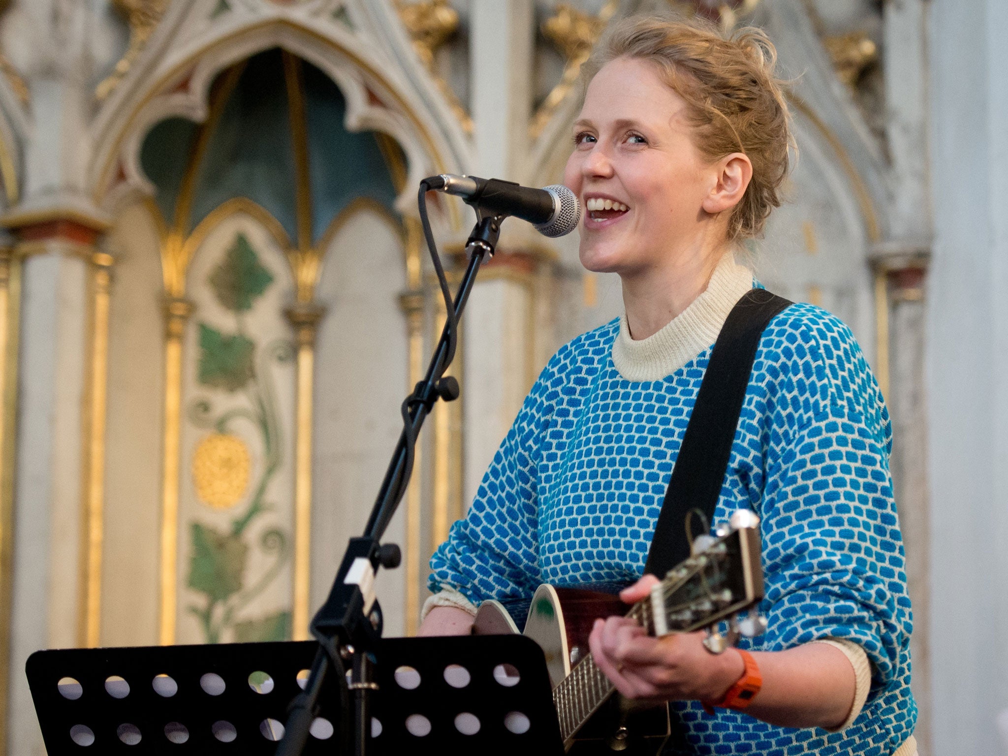High spirits: comedian Pippa Evans, co-founder of the Sunday Assembly