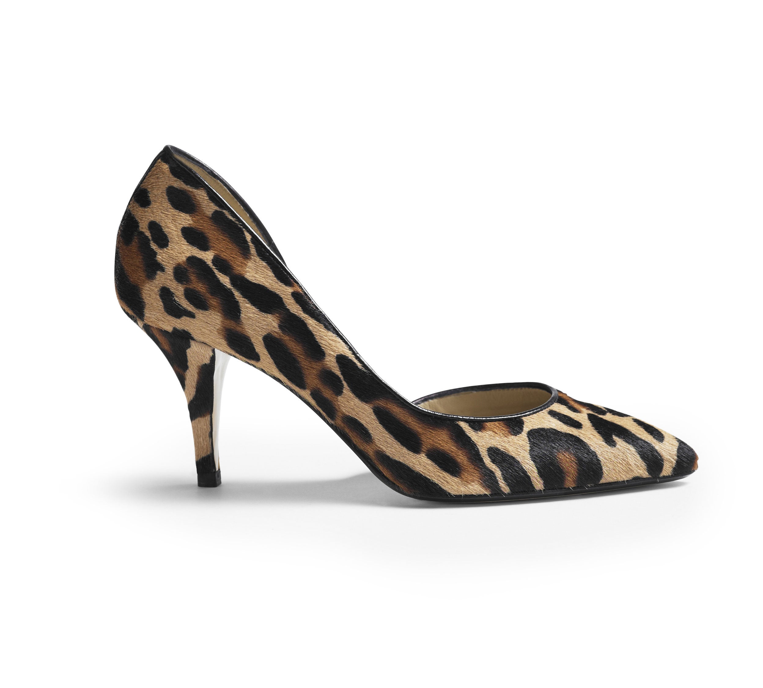 Dolce & Gabbana Vintage Leopard Lace Heel - UK 6.5