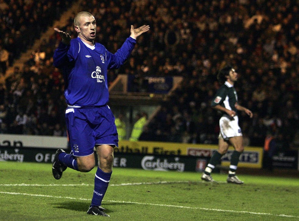 Nick Chadwick pictured during his Everton days in 2005