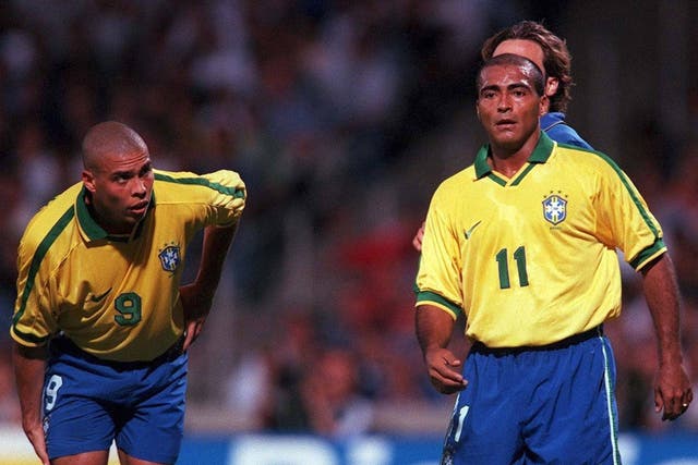 Ronaldo and Romario pictured together in 1997