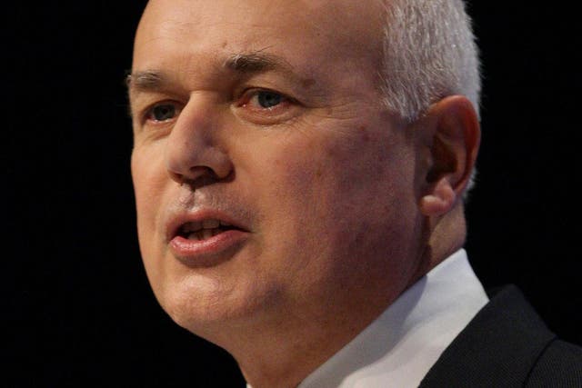 Work and Pensions Secretary Iain Duncan Smith has been accused of attempting to hide the bad news by announcing it at the same time as the Autumn Statement