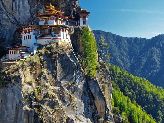 Sacred site: the Tiger's Nest temple