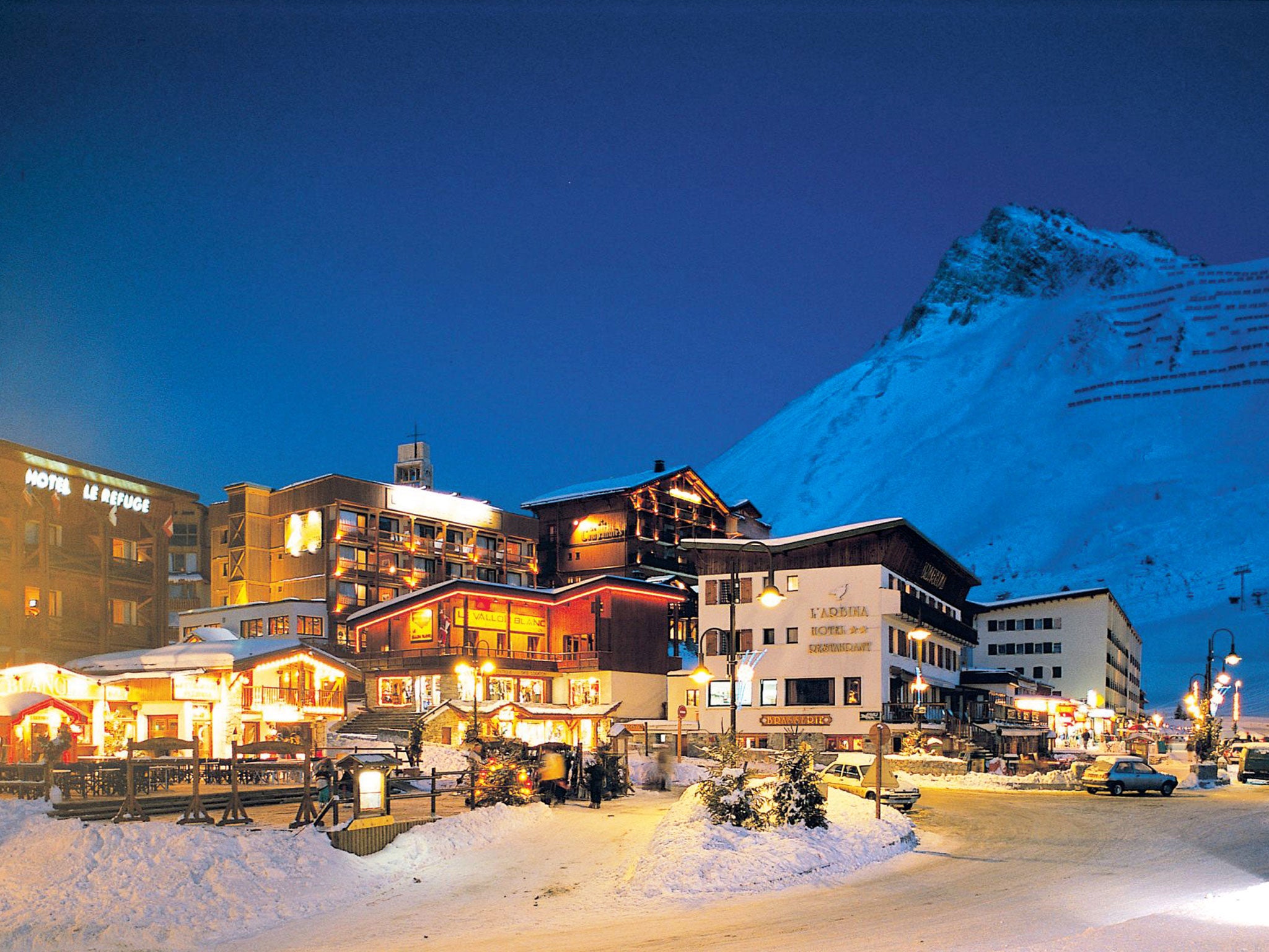 Tignes spirit: a winter's night in the resort