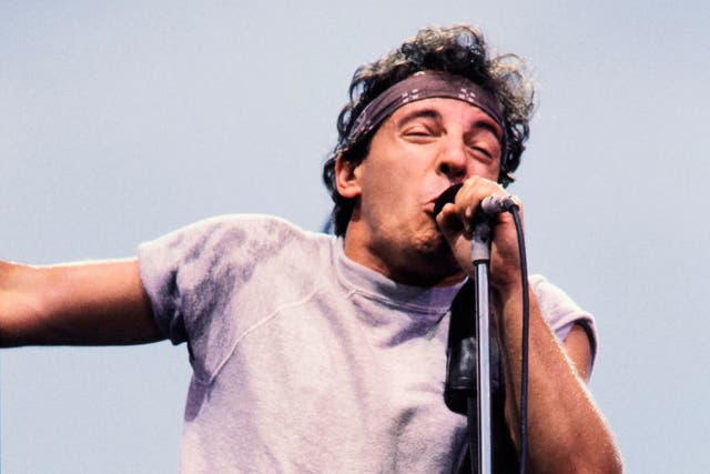 Glory days: US singer Bruce Springsteen has achieved his tenth UK number one album