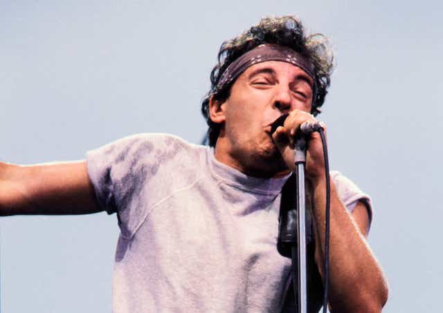 Glory days: US singer Bruce Springsteen has achieved his tenth UK number one album