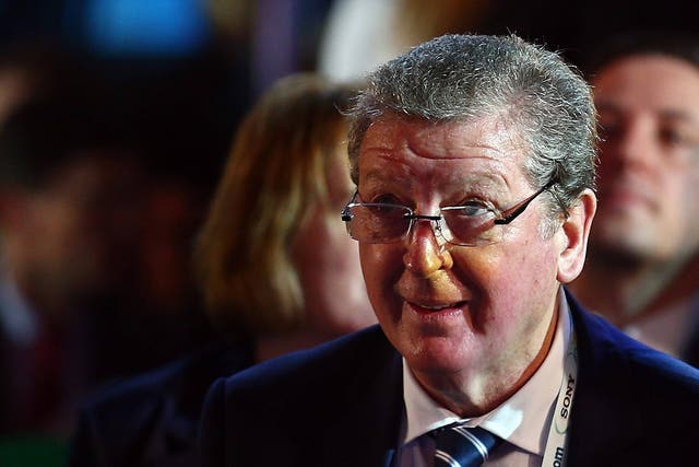 Roy Hodgson at the World Cup draw