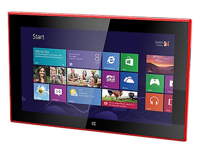 <p><strong>3. Nokia Lumia 2520 tablet</strong></p>
<p>Nokia&#x2019;s first tablet is a triumph. It feels great thanks to a warm-to-the-touch polycarbonate shell. It&#x2019;s a Windows 8.1 RT tablet, augmented with Nokia&#x2019;s ace apps.</p>
<p><strong>H